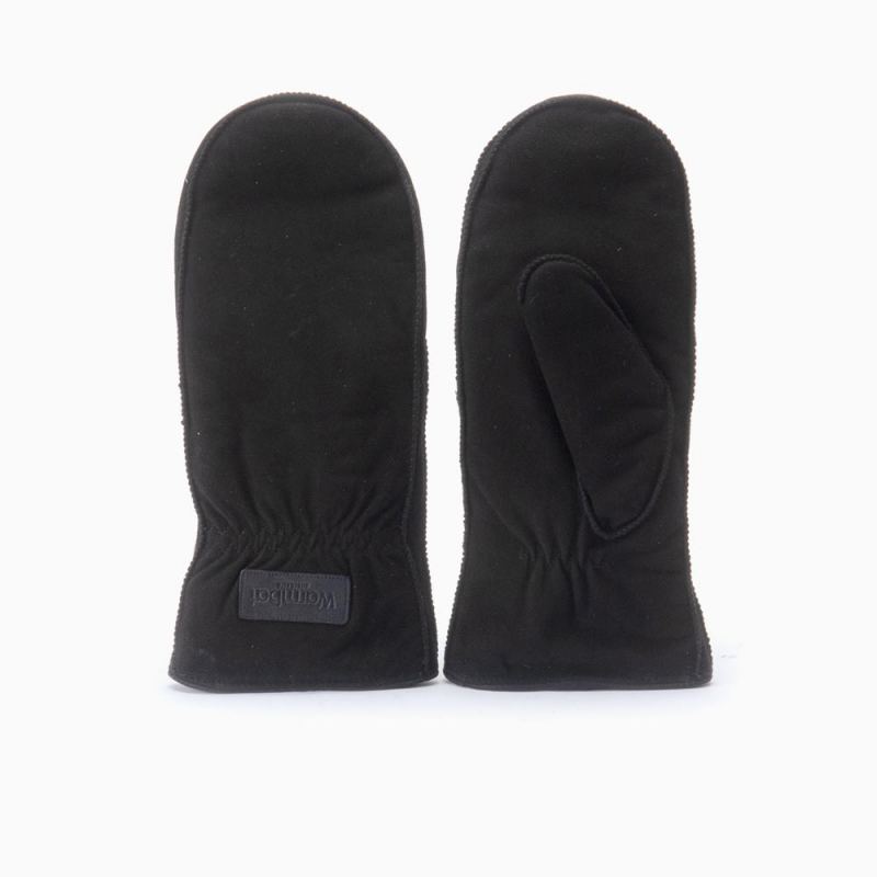 Warmbat Mitten damen Goat suède Black