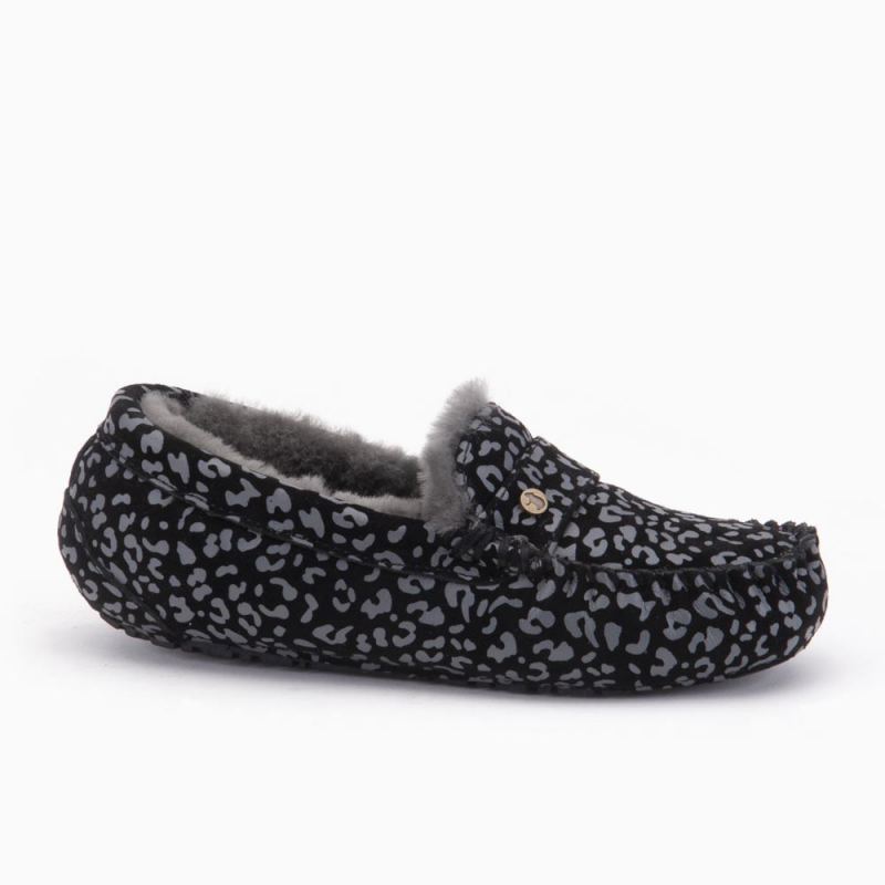 Nowra Women Print Leopard Black