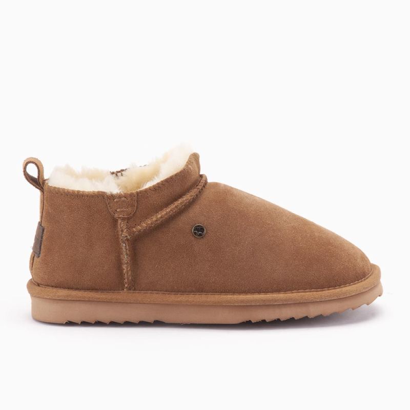 Warmbat Tanbar damen suède Cognac