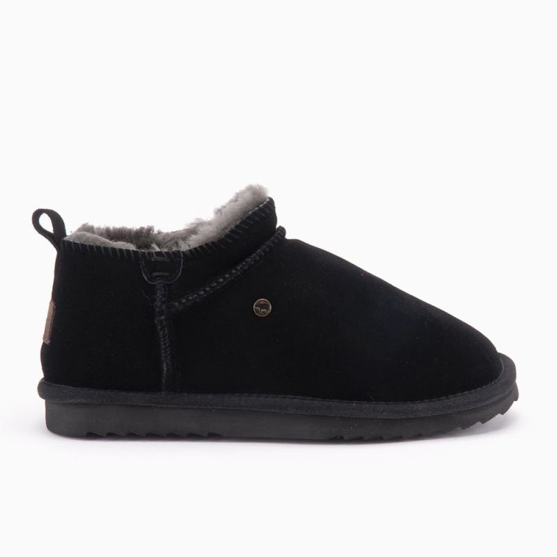 Warmbat Tanbar damen suède Black