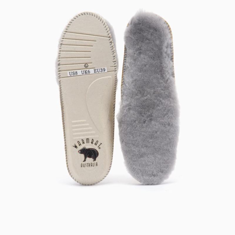 Warmbat vacht zool Grey