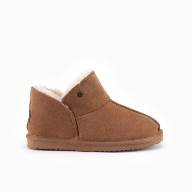 Warmbat Willow Kids Suède Cognac