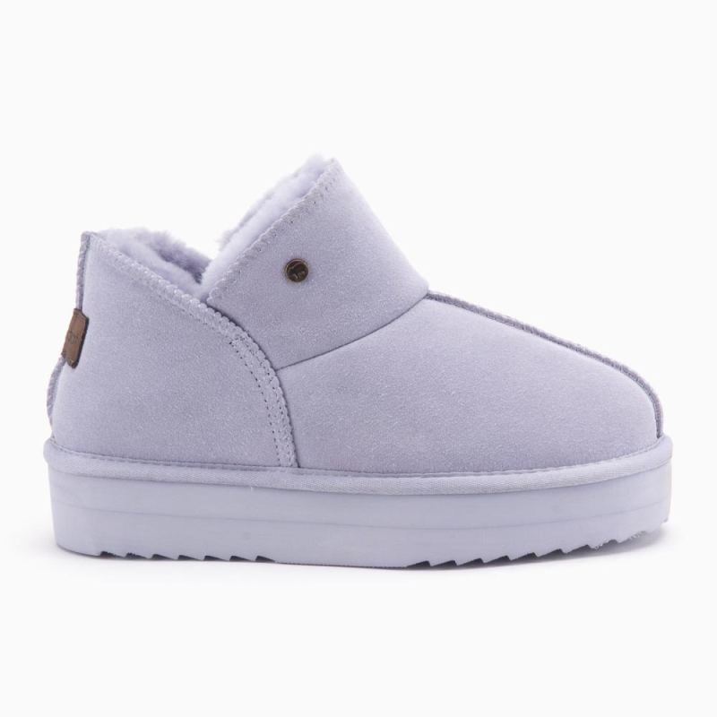 Warmbat Willow damen suède Plateau Lavender
