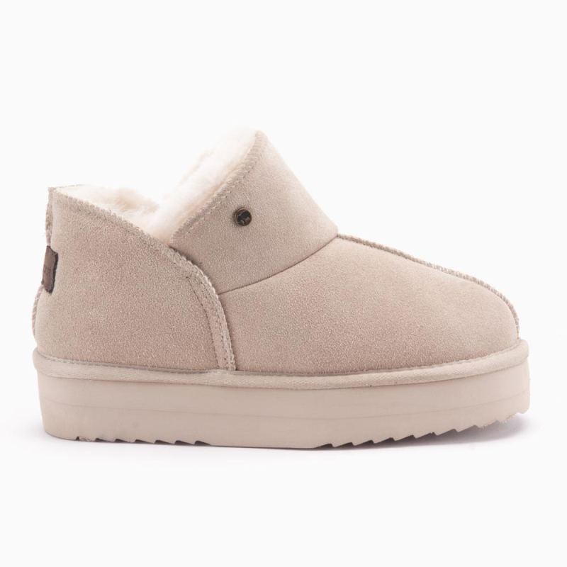 Warmbat Willow damen suède Plateau Blush