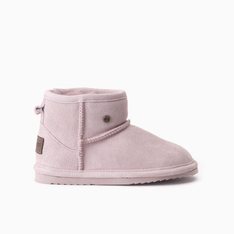Wallaby Kids suede Boot Mauve