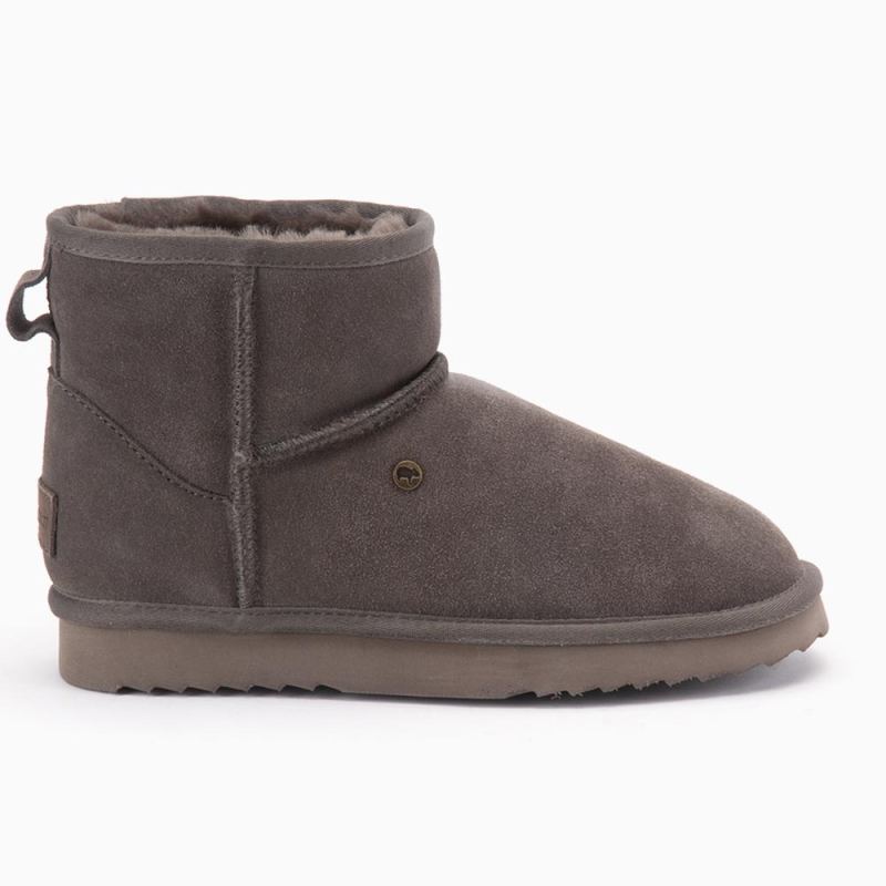Warmbat Wallaby Women Suède Boot Pebble