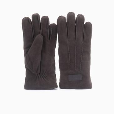 Gloves Men Goat Suede Choco 