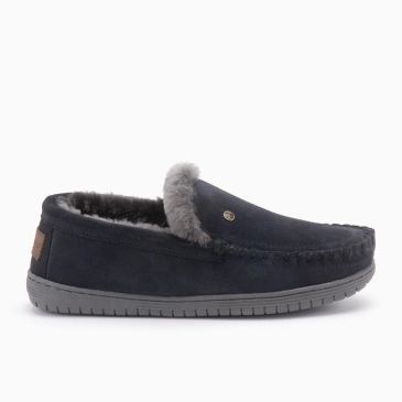 Warmbat Grizzly herren suède Charcoal 