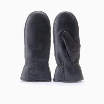 Warmbat Mitten damen Leather Black 