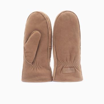 Warmbat Mitten damen Goat suède Cognac 