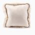 Cushion mid long wool Stone 