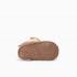 Warmbat Hay baby bootie with velcro strap cognac 